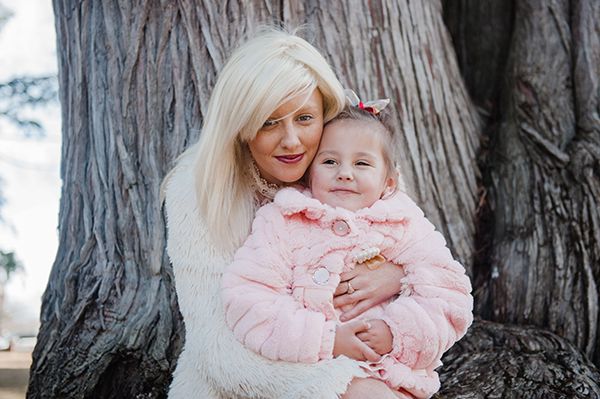 Picture of Karla holding Zailee