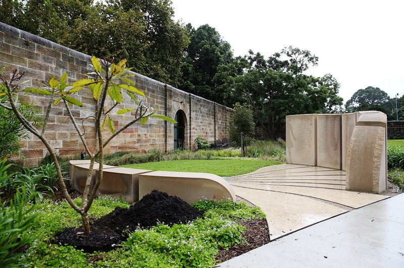 Parramatta Girls' Home Memorial garden and wall